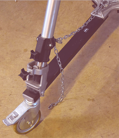 HEAVYDUTY PROFESSIONAL BOGEN 3061 TRIPOD & 116 FLUID HEAD 3067 & DOLLY with Case