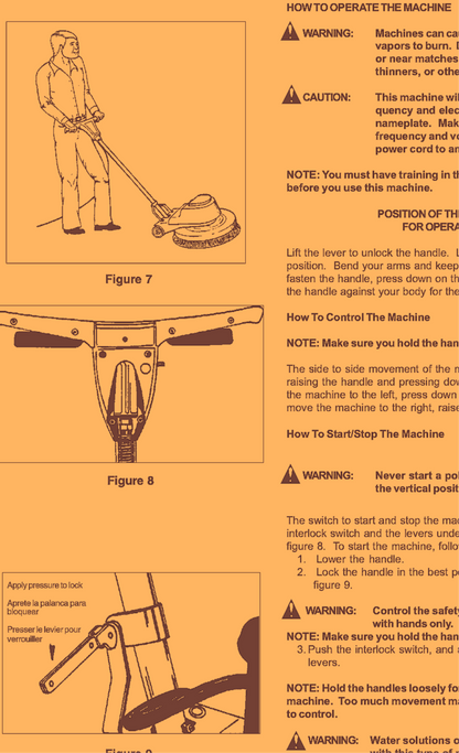NILFISK CLARKE HEAVY DUTY 17" COMMERCIAL FM-17 FLOOR MACHINE WATCHVIDEO FREESHIP