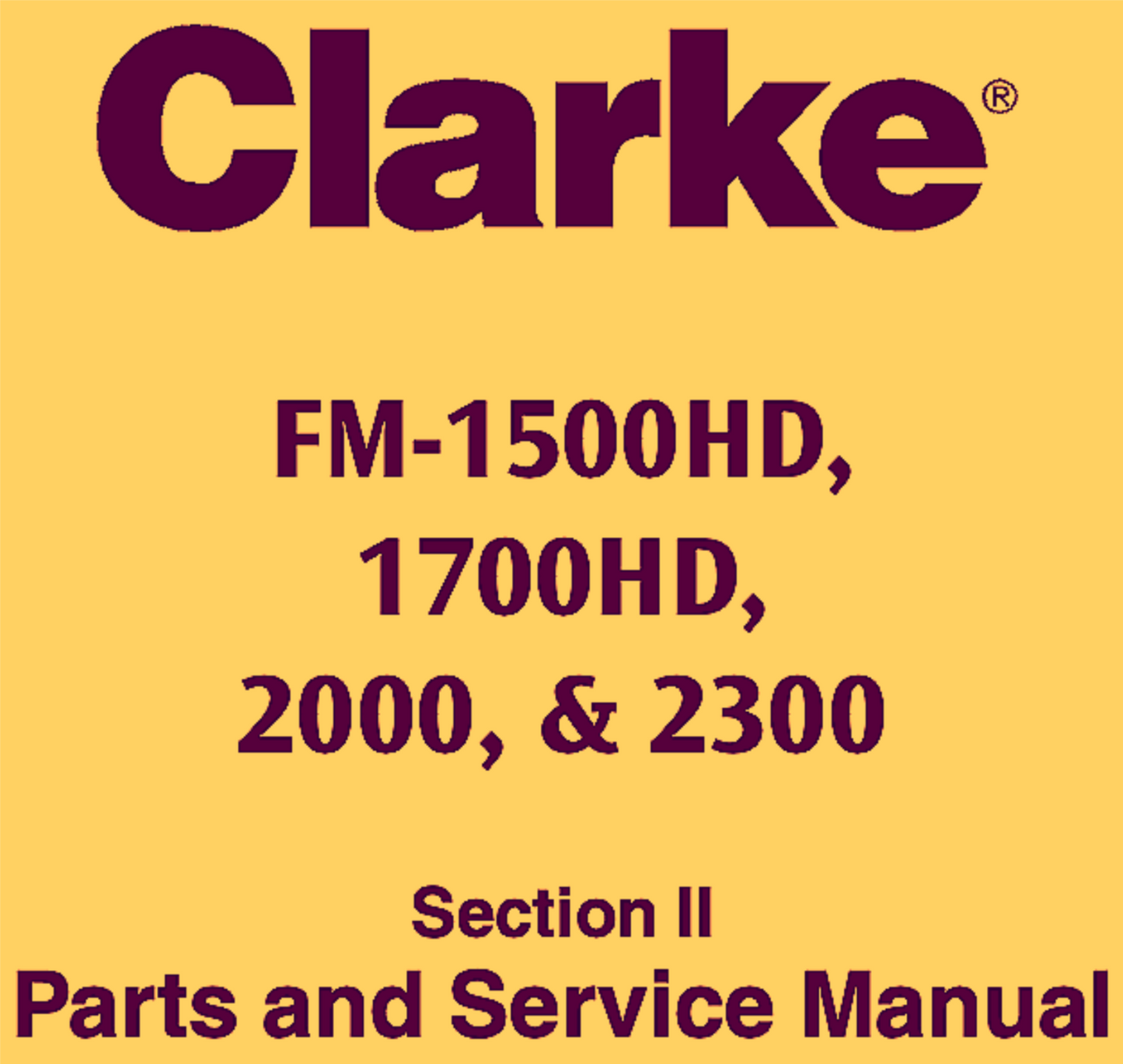 NILFISK CLARKE HEAVY DUTY 17" COMMERCIAL FM-17 FLOOR MACHINE WATCHVIDEO FREESHIP