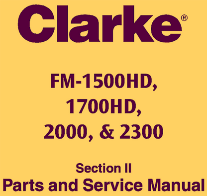 NILFISK CLARKE HEAVY DUTY 17" COMMERCIAL FM-17 FLOOR MACHINE WATCHVIDEO FREESHIP