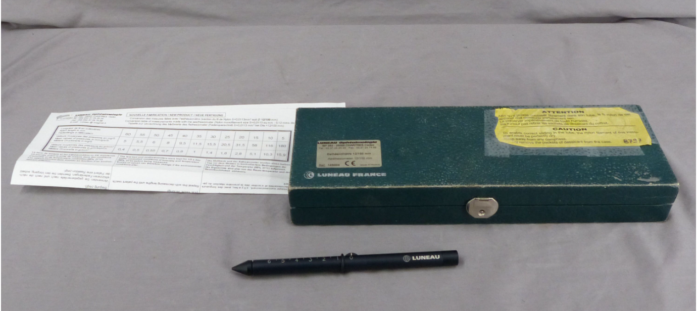 LUNEAU L12 AESTHESIOMETER Black Nylon with Case FREE SHIPPING