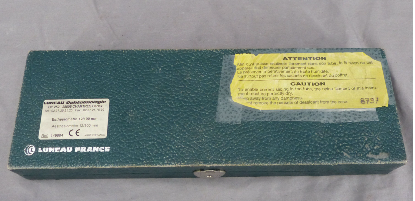 LUNEAU L12 AESTHESIOMETER Black Nylon with Case FREE SHIPPING