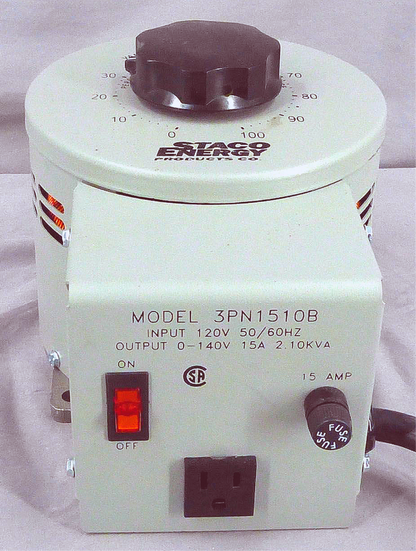 STACO 3PN1510B Variable Transformer 120V Input 0-140VAC Output 15 Amps FREE SHIP