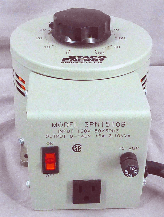 STACO 3PN1510B Variable Transformer 120V Input 0-140VAC Output 15 Amps FREE SHIP