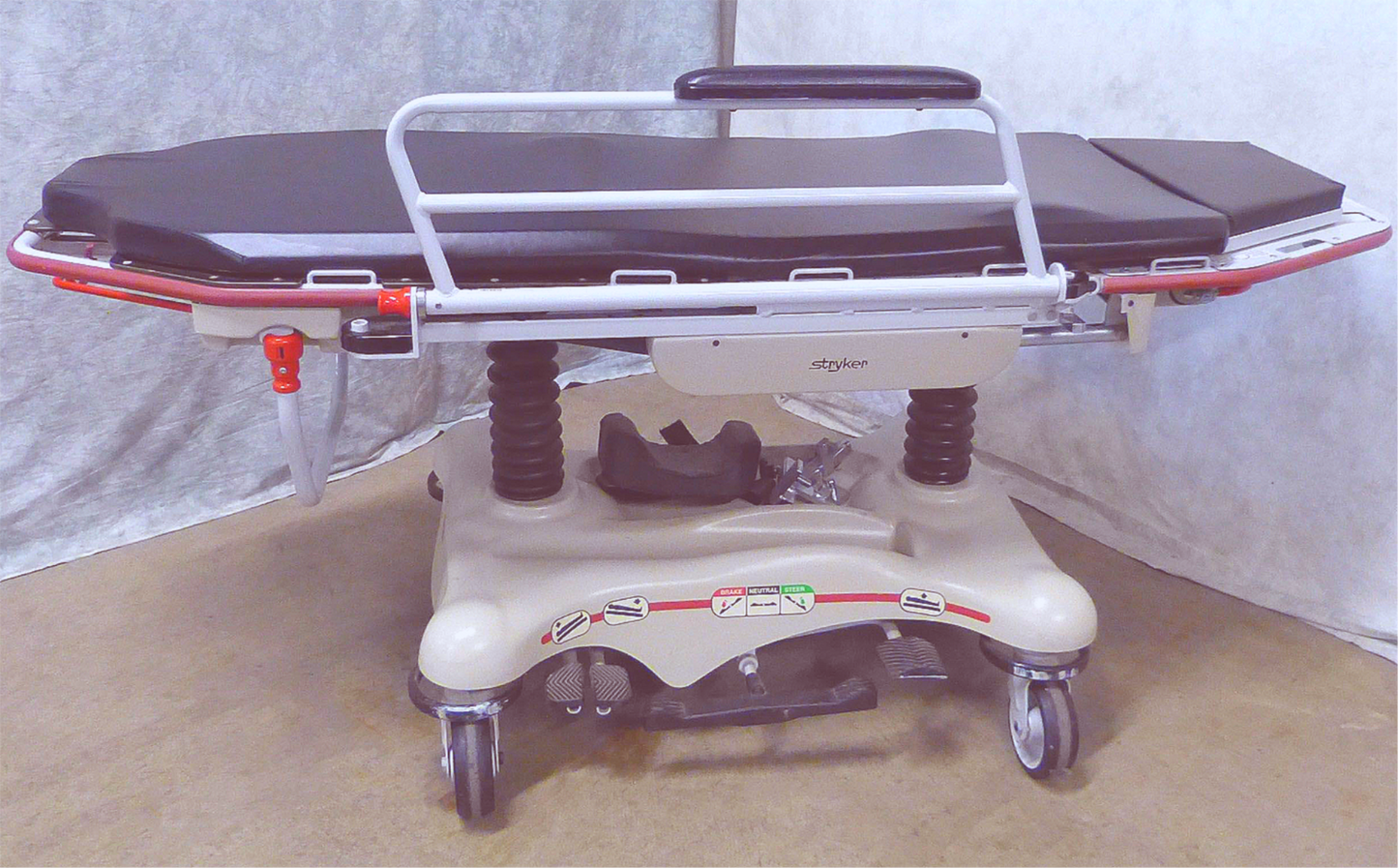 STRYKER 5050 CHAIR STRETCHER HOSPITAL EMERGENCY TRANSPORT WARRANTY FREE SHIPPING