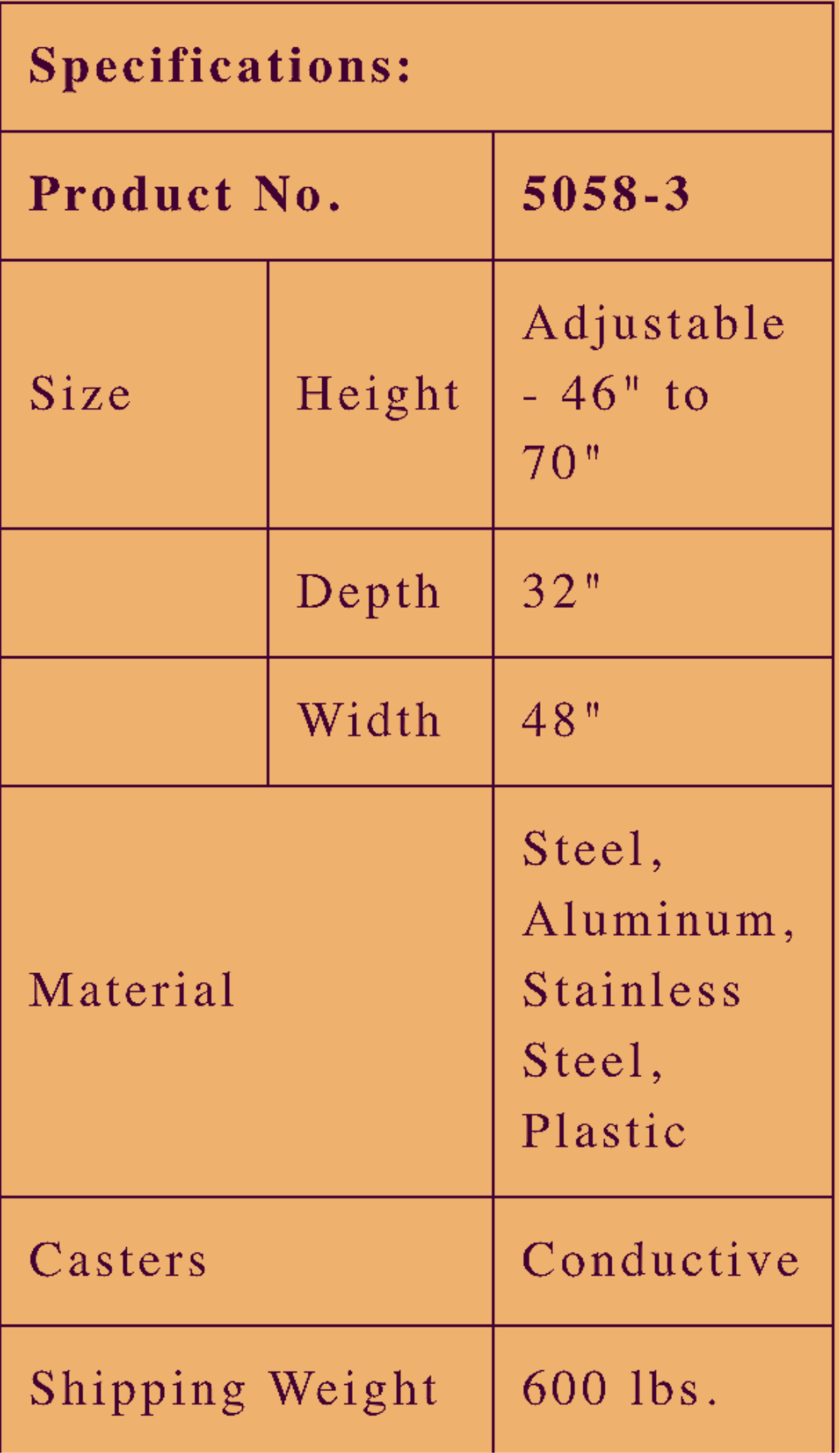 PHELAN MANUFACTURING NEUROSURGICAL INSTRUMENT SURGERY TABLE WARRANTY FREE SHIP