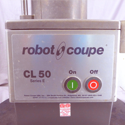 ROBOT COUPE CL50 SeriesE COMERCIAL VEGETABLE PREP FOOD CHOPPER NO-BLADE FREESHIP