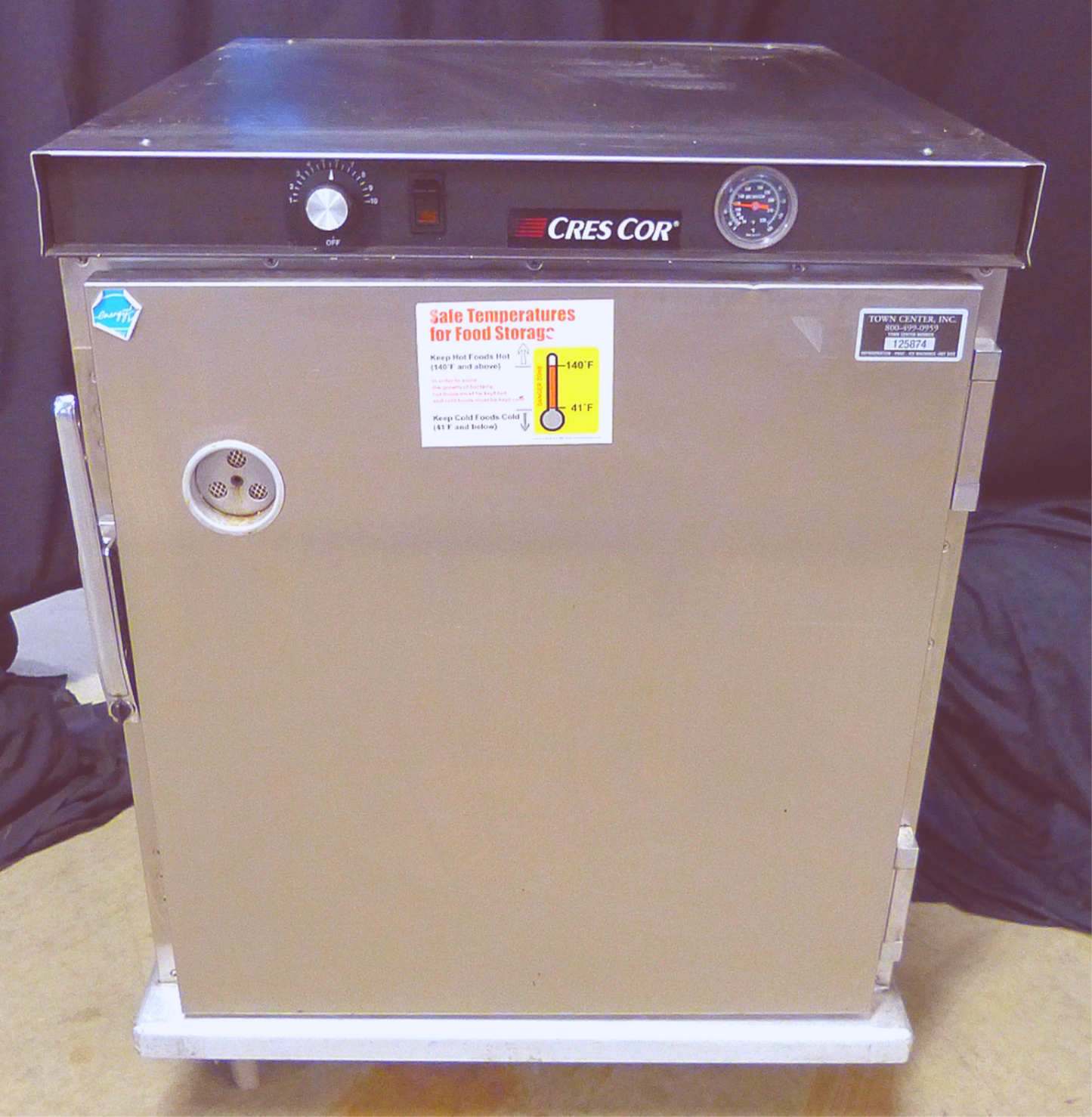 CRES COR H339SSUA8C Warming Cabinet Single Door w/ CLASSIC CONTROLS FREE SHIP