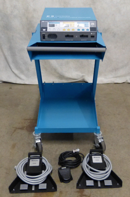 COVIDIEN FX-CS ELECTROSURGICAL GENERATOR with 3 FOOT REMOTES & CART FREE SHIP