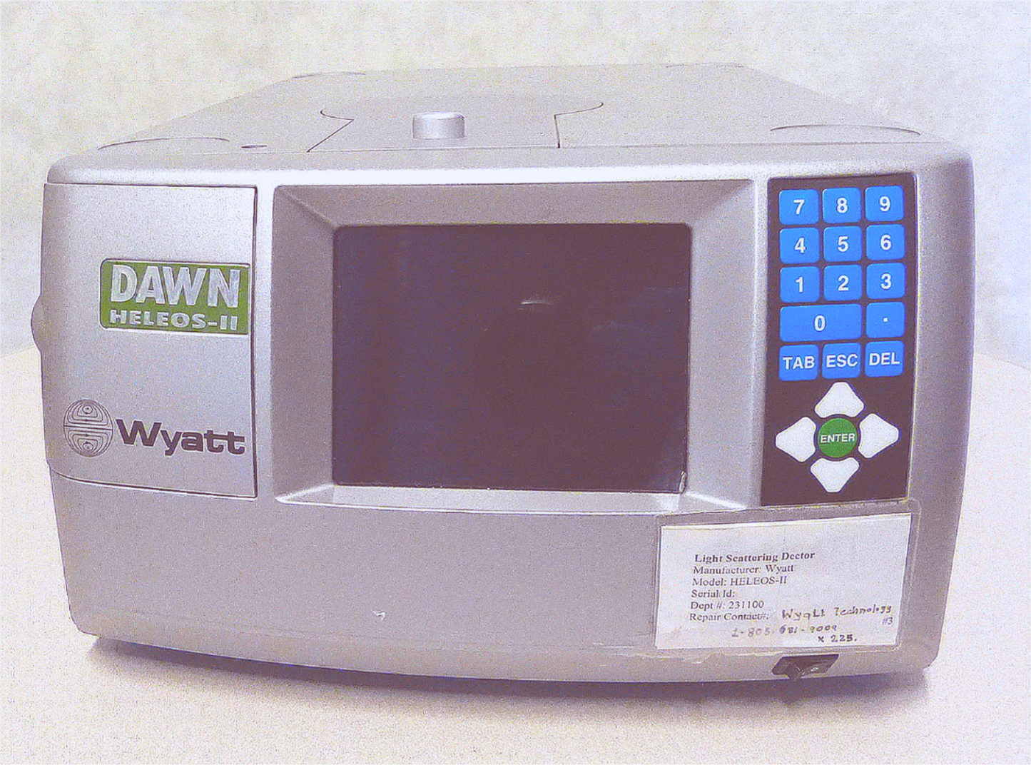 WYATT TECHNOLOGIES DAWN HELEOS II MALS LIGHT SCATTERING DETECTOR FREE SHIP
