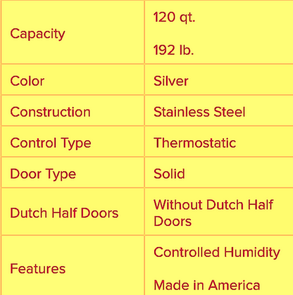 ALTO SHAAM 1200-S MOBILE UNDERCOUNTER WARMING CABINET DOUGH PROOFER FREE SHIP