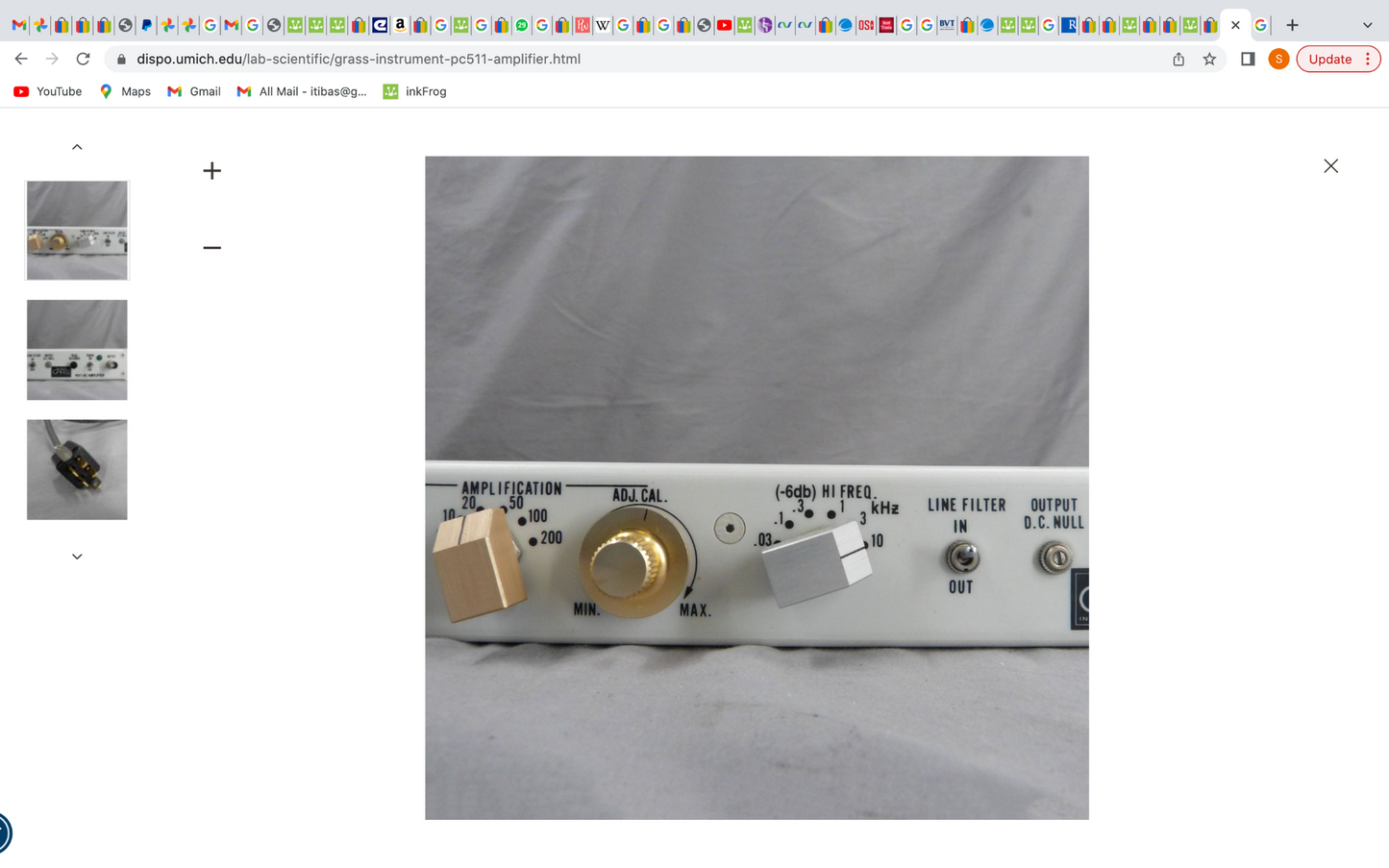 GRASS INSTRUMENTS PC511 Amplifier FREE SHIPPING