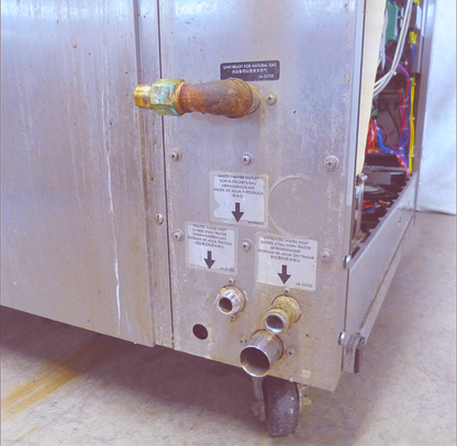 TWO STACK ALTO-SHAAM CTP7-20G COMBI NAT GAS BOILERLESS OVEN WATCH VIDEO