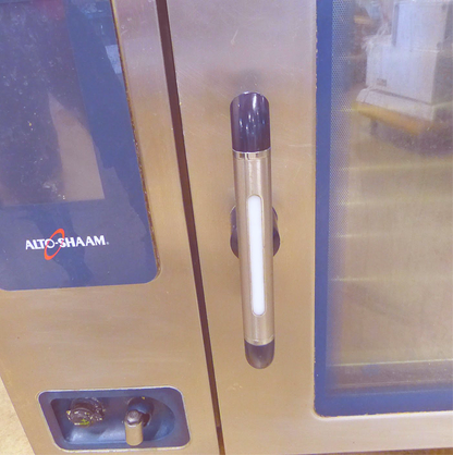 TWO STACK ALTO-SHAAM CTP7-20G COMBI NAT GAS BOILERLESS OVEN WATCH VIDEO