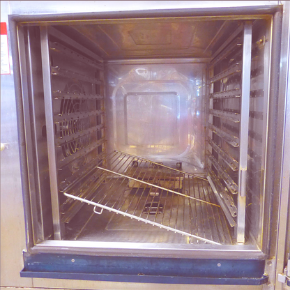 TWO STACK ALTO-SHAAM CTP7-20G COMBI NAT GAS BOILERLESS OVEN WATCH VIDEO