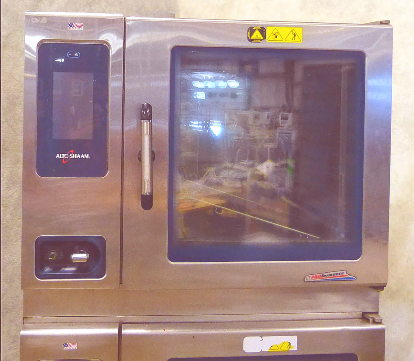 TWO STACK ALTO-SHAAM CTP7-20G COMBI NAT GAS BOILERLESS OVEN WATCH VIDEO