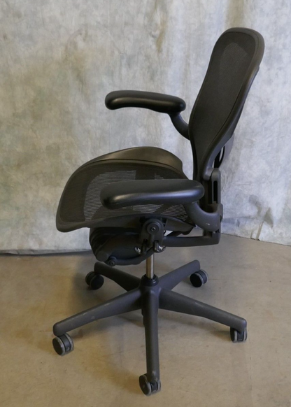HERMAN MILLER AERO CHAIRs BLACK Size B Chadwick & Bill Stumpf FREE SHIP