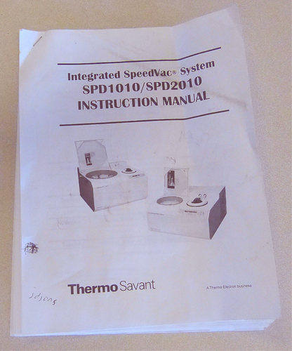 SAVANT INSTRUMENTS SPD1010-115 REFRIG VACUUM CONCENTRATOR MANYEXTRAS WATCH VIDEO