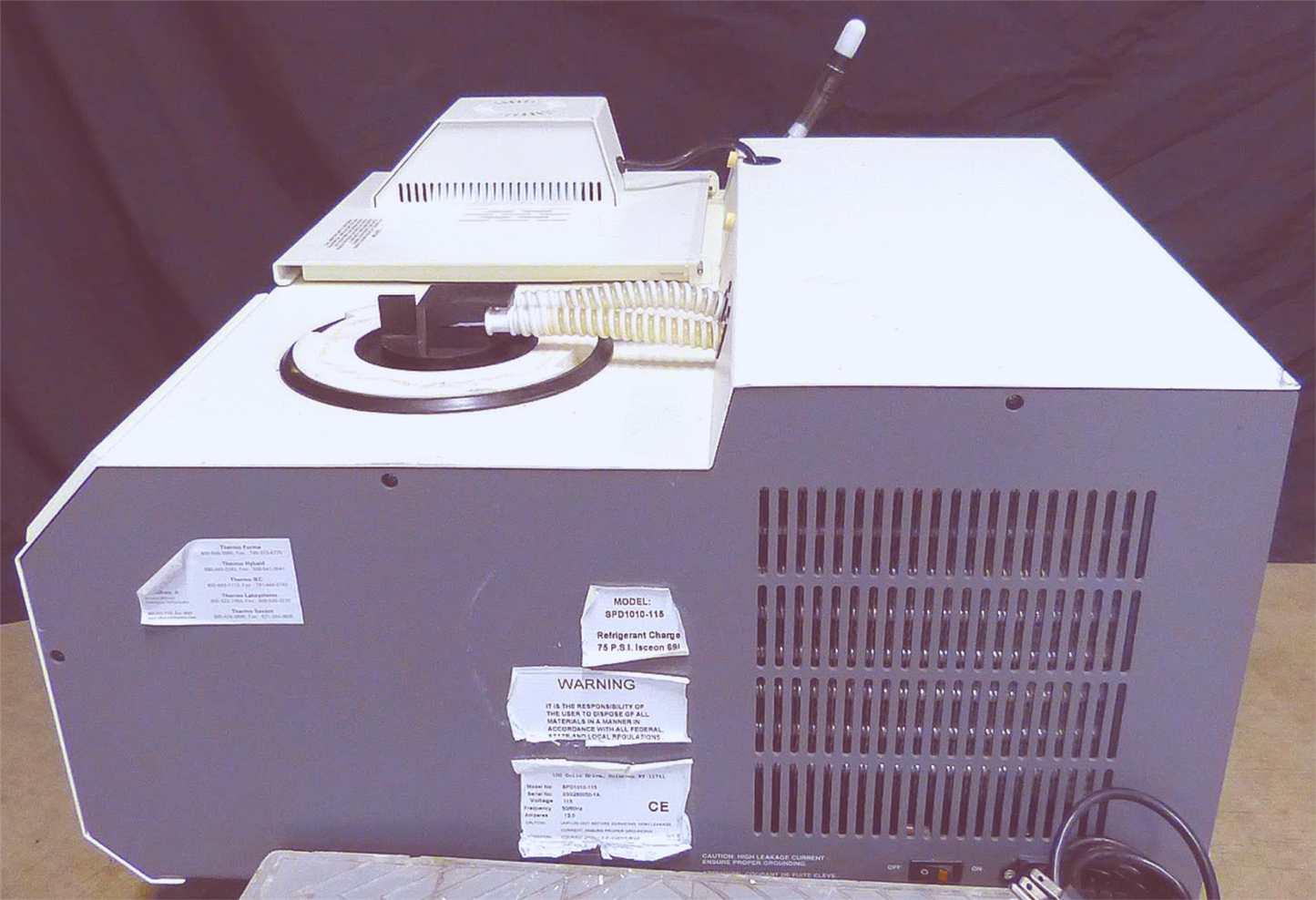 SAVANT INSTRUMENTS SPD1010-115 REFRIG VACUUM CONCENTRATOR MANYEXTRAS WATCH VIDEO