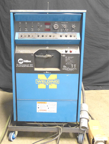 1PHASE MILLER TURNKEY SYNCROWAVE 351 TIG WELD / COOLARC 40 FREE SHIP