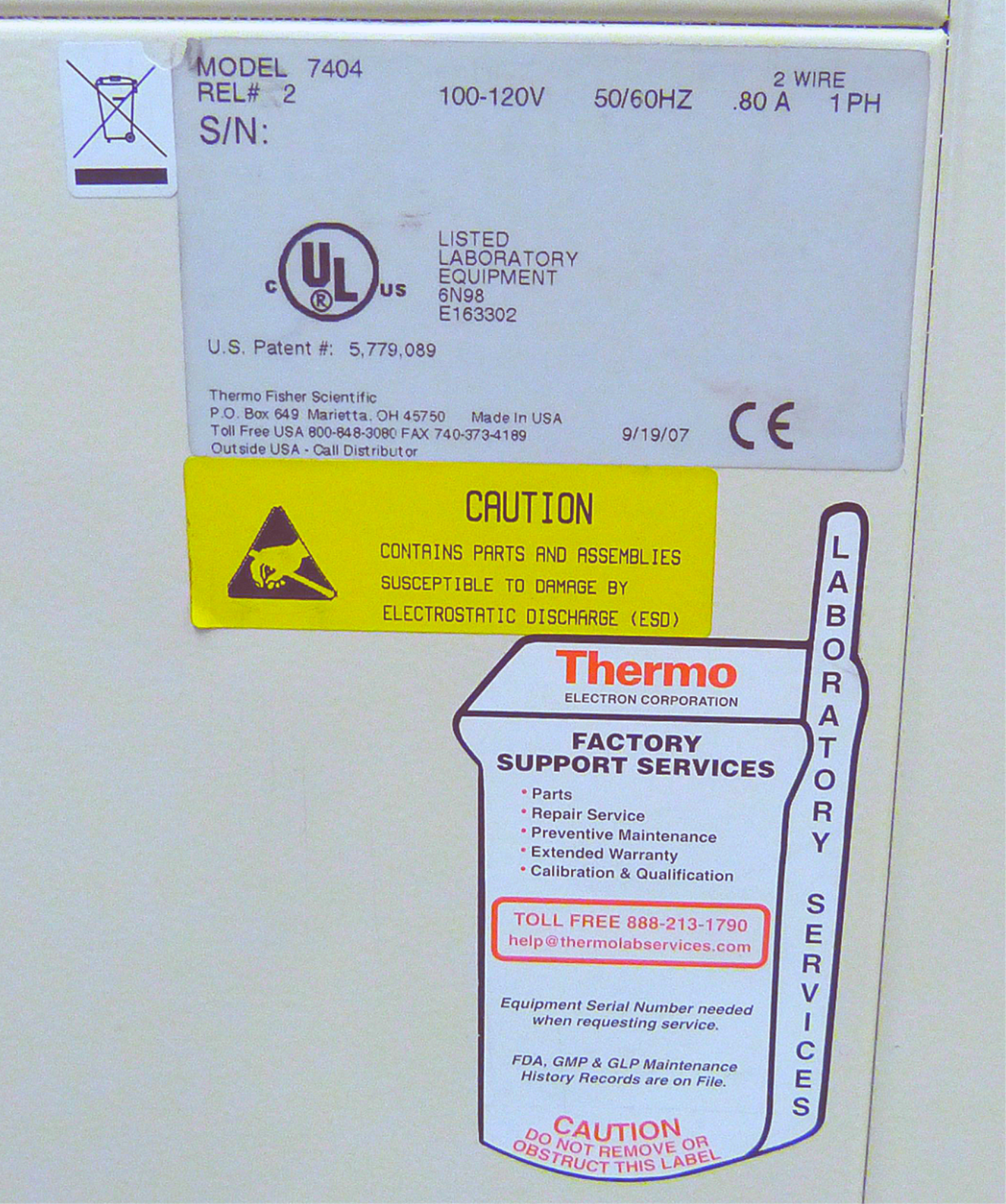 THERMO SCIENTIFIC 7404 CRYOPLUS 3 LN2 CRYO STORAGE TANK 90DAYWARRANTY WATCHVIDEO