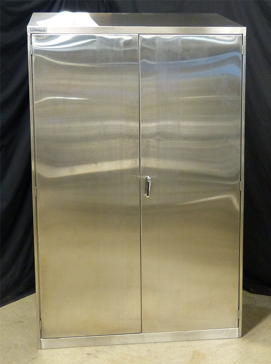 LAMINAR FLOW LAB CLEAN ROOM 48"x24"x78" STAINLESS STEEL STORAGE CABINET FREESHIP