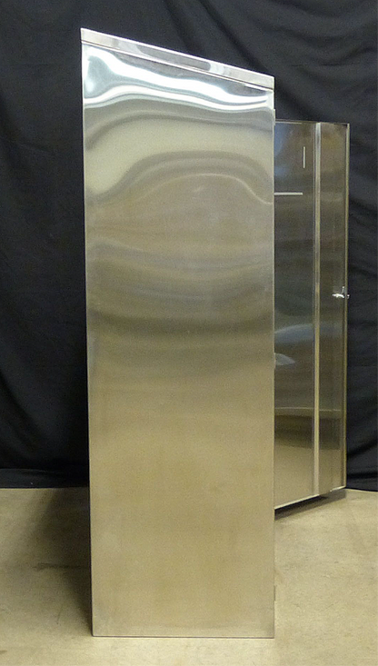 LAMINAR FLOW LAB CLEAN ROOM 48"x24"x78" STAINLESS STEEL STORAGE CABINET FREESHIP