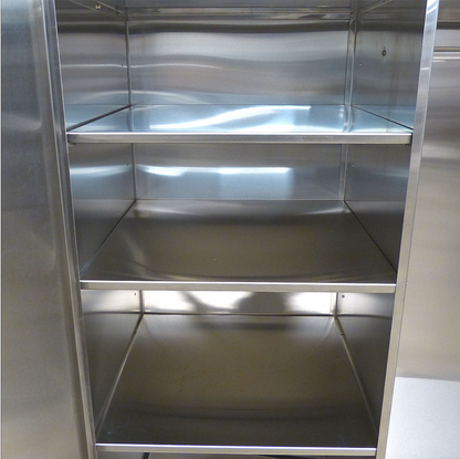 LAMINAR FLOW LAB CLEAN ROOM 48"x24"x78" STAINLESS STEEL STORAGE CABINET FREESHIP