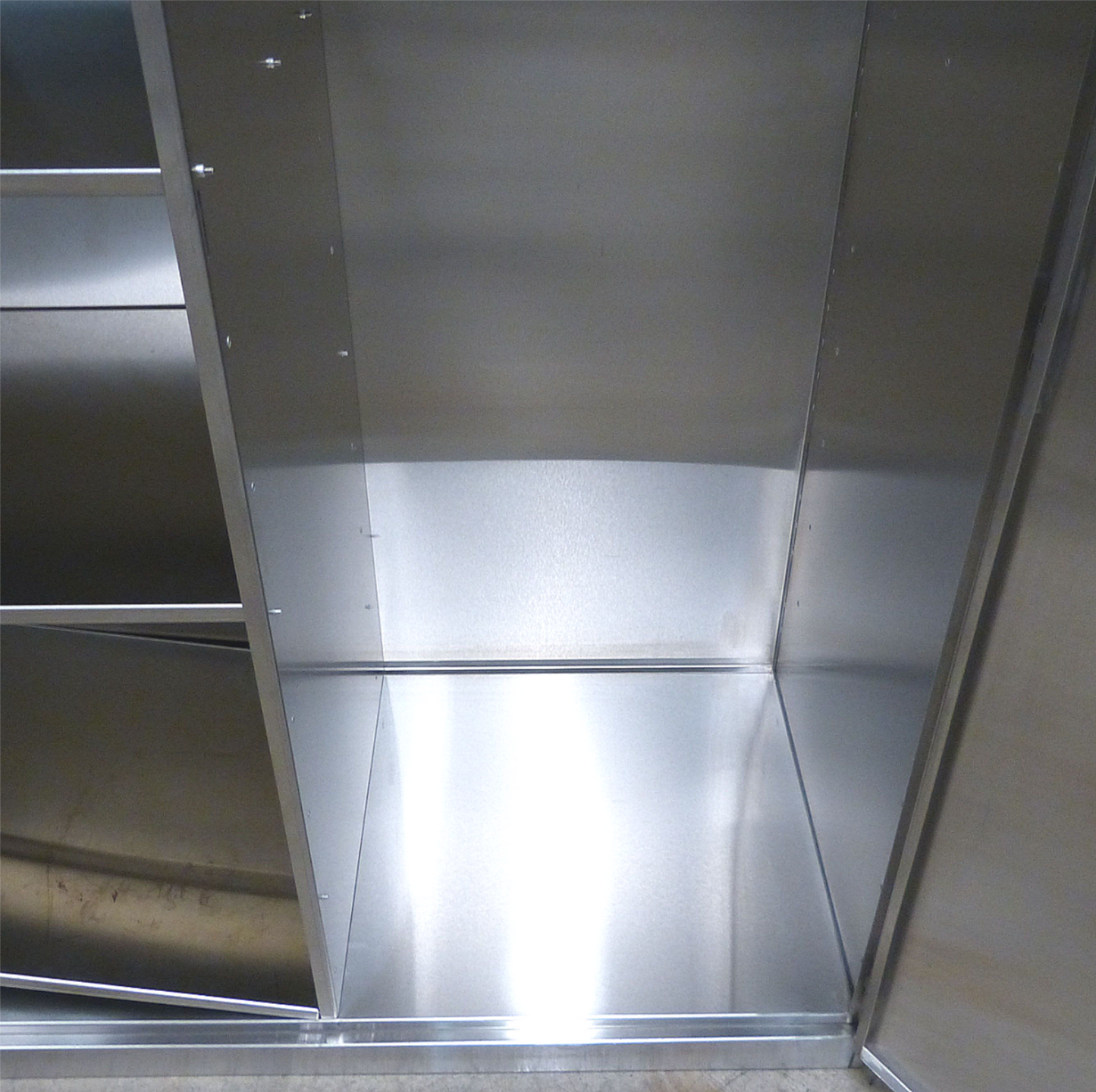 LAMINAR FLOW LAB CLEAN ROOM 48"x24"x78" STAINLESS STEEL STORAGE CABINET FREESHIP