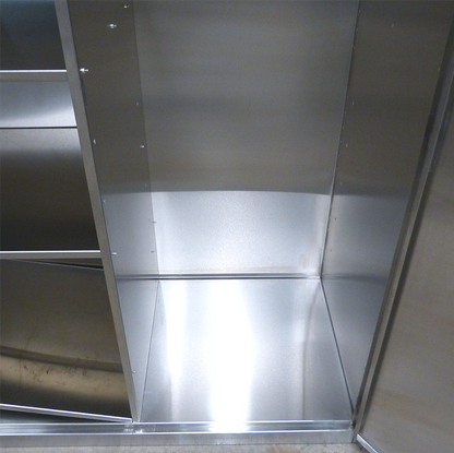LAMINAR FLOW LAB CLEAN ROOM 48"x24"x78" STAINLESS STEEL STORAGE CABINET FREESHIP