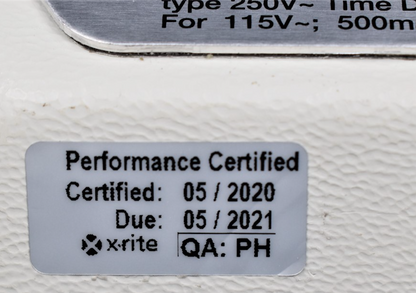 100% 90-DAY-WARRANTY X-RITE
