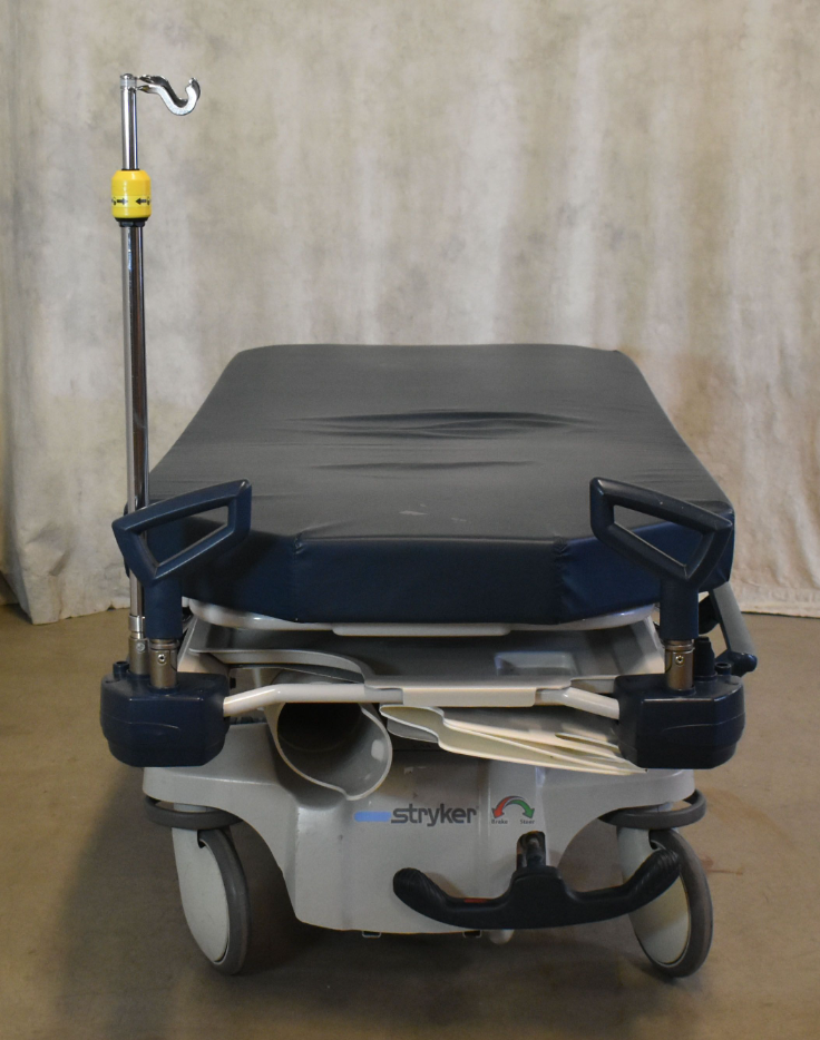 STRYKER 1015 BIG WHEEL HOSPITAL EMERGENCY MATTRESS GURNEY BED STRETCHER FREESHIP