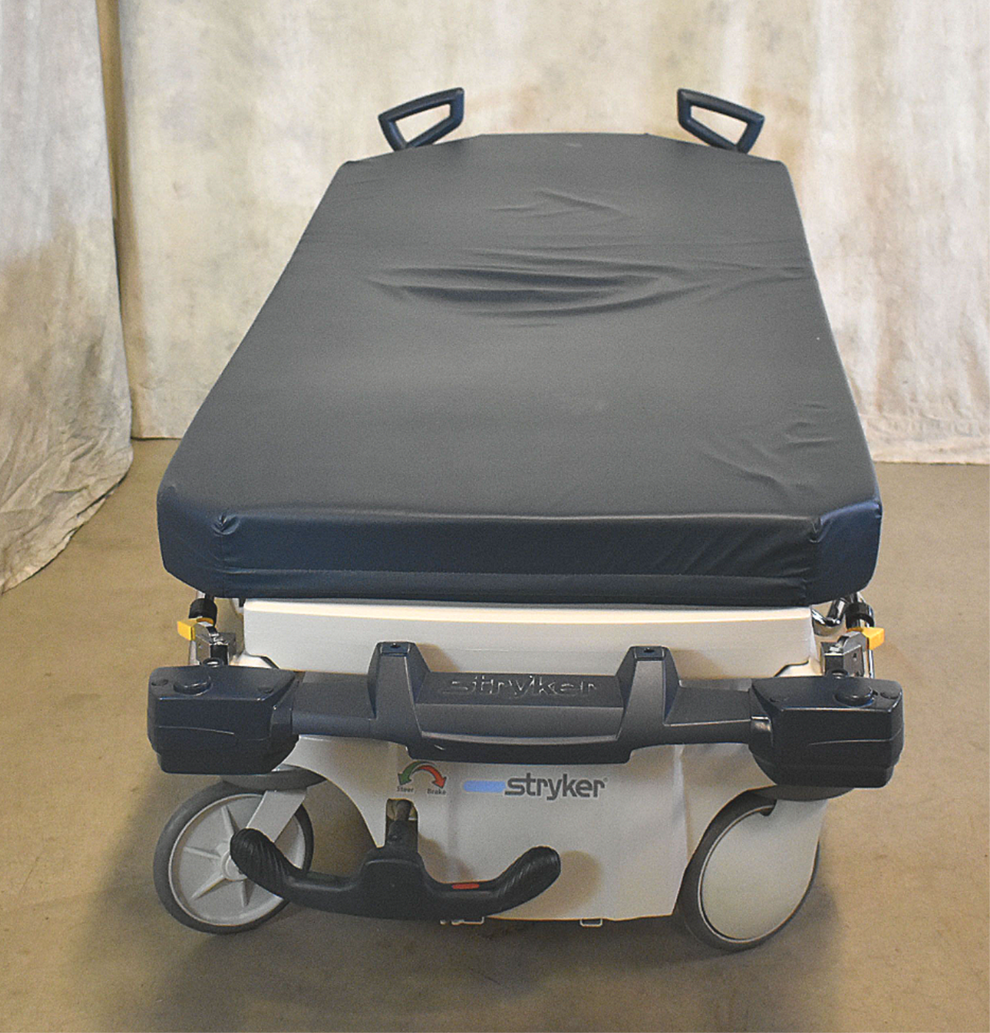 STRYKER 1015 BIG WHEEL HOSPITAL EMERGENCY MATTRESS GURNEY BED STRETCHER FREESHIP