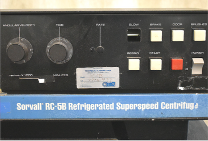 100% REFURBISHED SORVALL RC-5B FLOOR REFRIGERATED CENTRIFUGE NOROTOR WATCHVIDEO