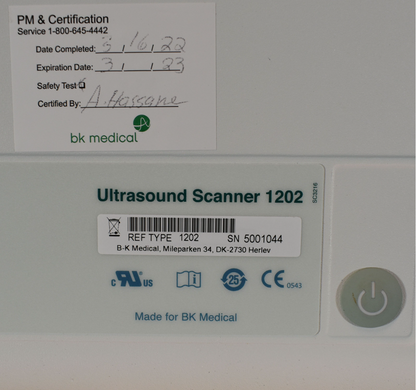 BK MEDICAL FLEX FOCUS 400 ULTRASOUND with CART no HDD (NO HARDRIVE) WATCH VIDEO