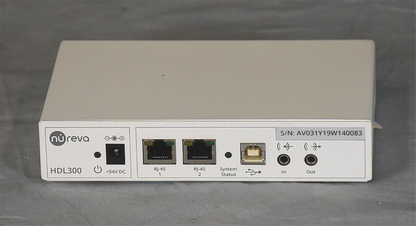 NUREVA HDL300-W AUDIO CONFERENCING SOUNDBAR SPEAKERS & POWER SUPPLY WATCH VIDEO