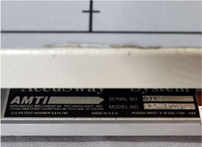 A-Tech Instruments AccuSway CS Plus Biomechanic Force Plate FREE SHIP