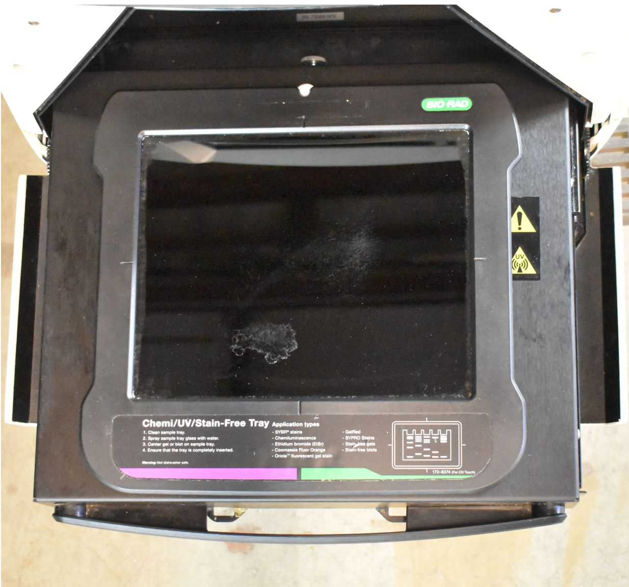 BIORAD CHEMIDOC TOUCH SCREEN GEL IMAGING SYSTEM with TRAY FREE SHIP WATCH VIDEO