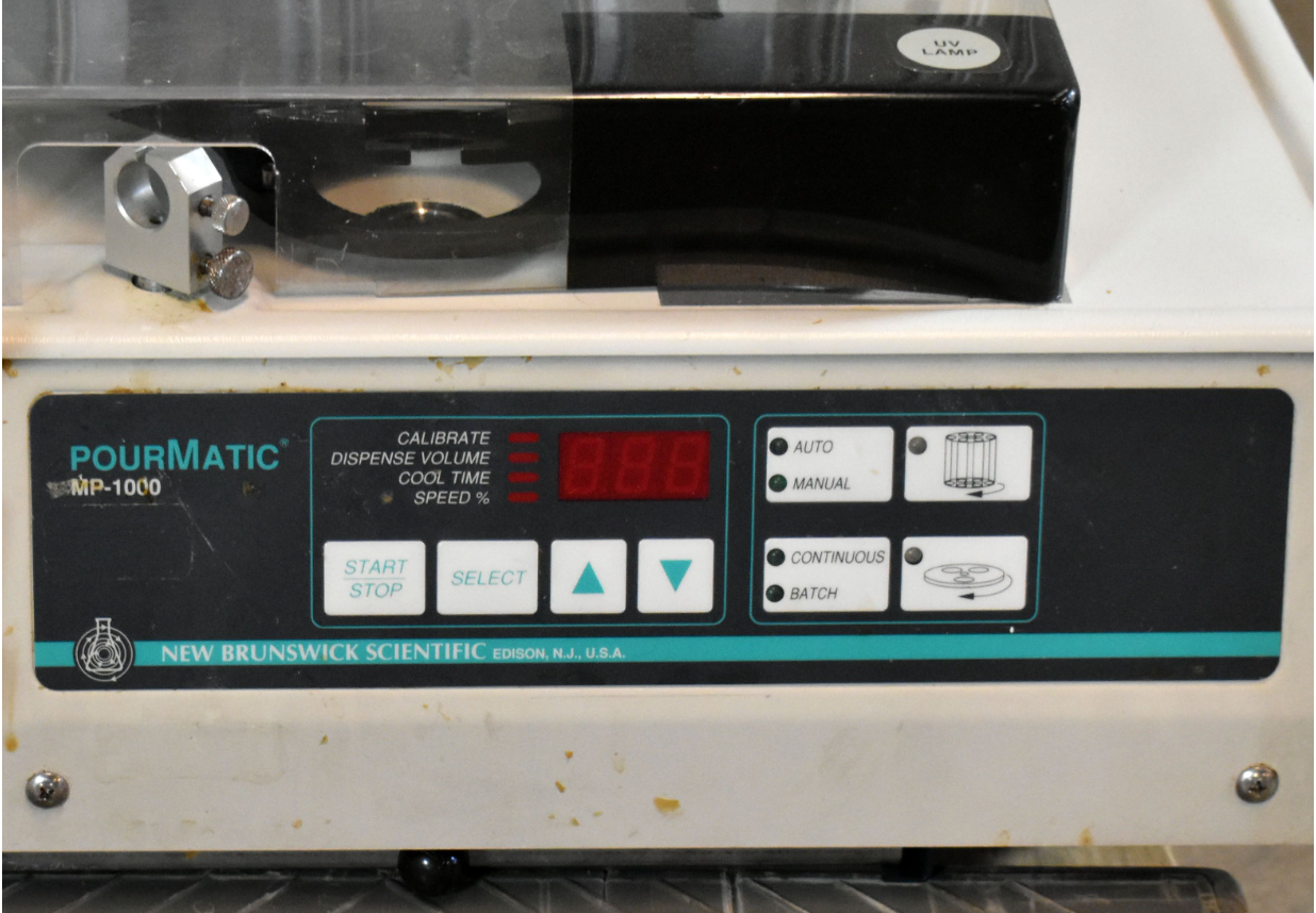 100%WARRANTY NEW BRUNSWICK MP-1000 AUTOMATED PLATE PETRI DISH POURER WATCH VIDEO