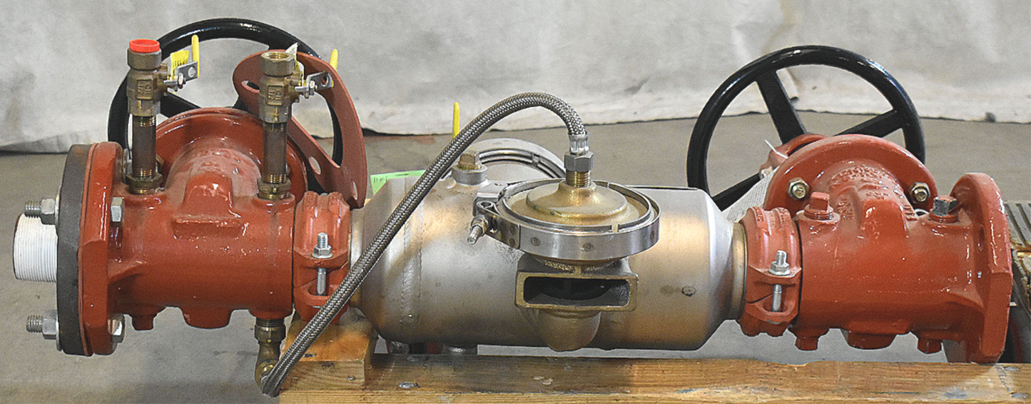 BRAND NEW 100%WARRANTY APOLLO RP4A 3" BACKFLOW PREVENTER w/ GATE VALVES FREESHIP