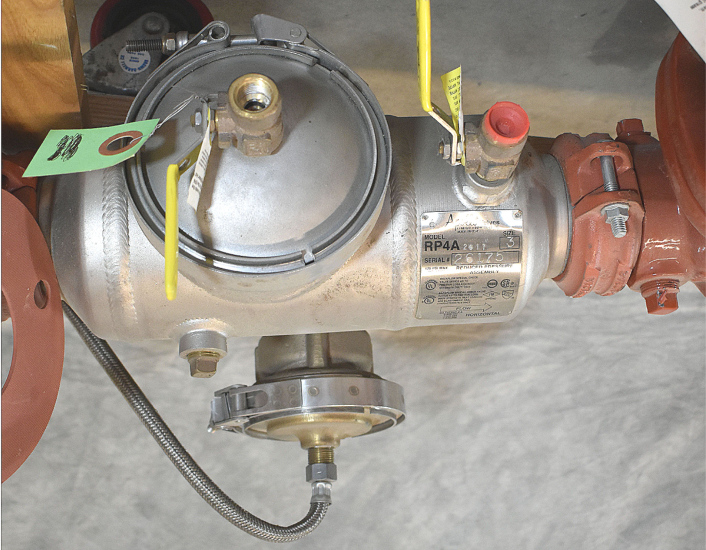 BRAND NEW 100%WARRANTY APOLLO RP4A 3" BACKFLOW PREVENTER w/ GATE VALVES FREESHIP