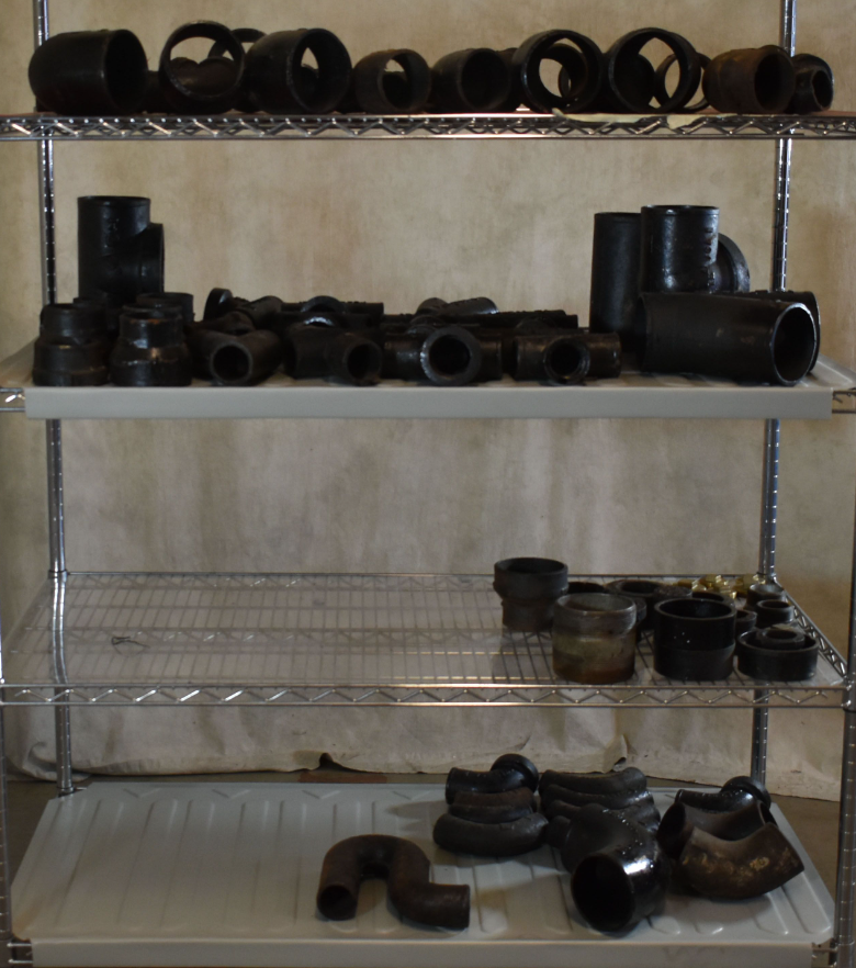 BRAND NEW 100%WARRANTY 33 CAST IRON FITTINGS ELBOWS TUBE FREESHIP