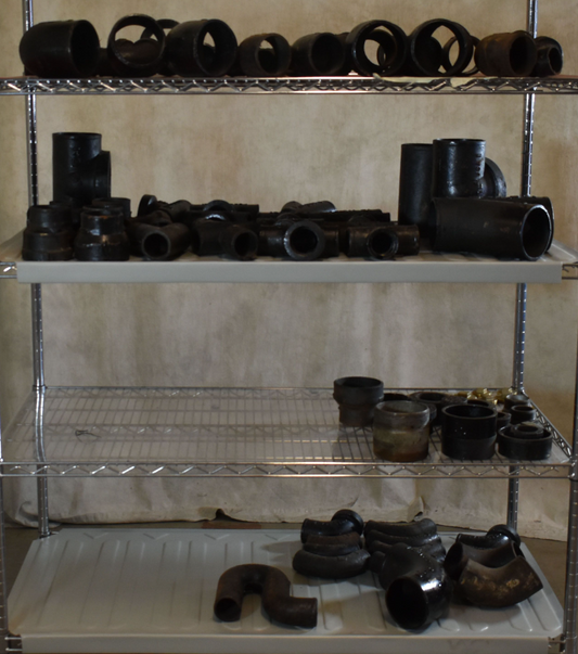 BRAND NEW 100%WARRANTY 33 CAST IRON FITTINGS ELBOWS TUBE FREESHIP