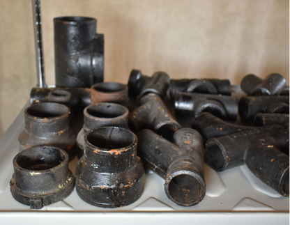 BRAND NEW 100%WARRANTY 33 CAST IRON FITTINGS ELBOWS TUBE FREESHIP