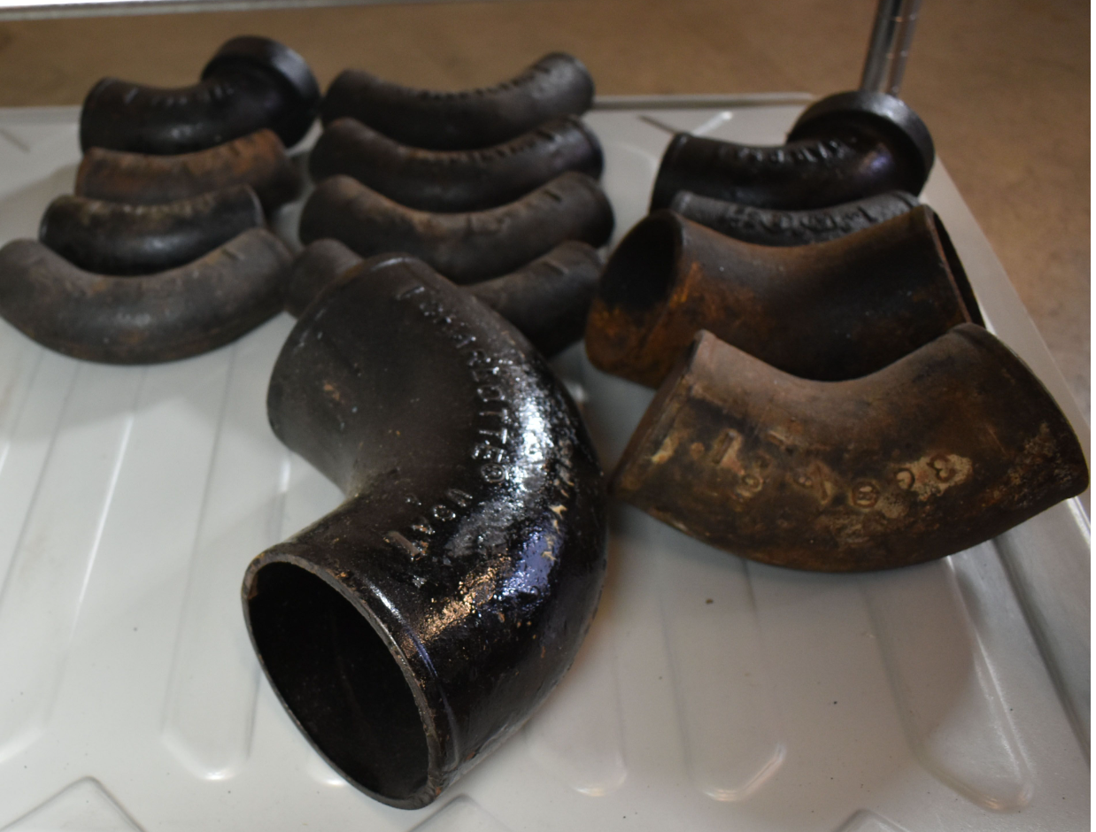 BRAND NEW 100%WARRANTY 33 CAST IRON FITTINGS ELBOWS TUBE FREESHIP