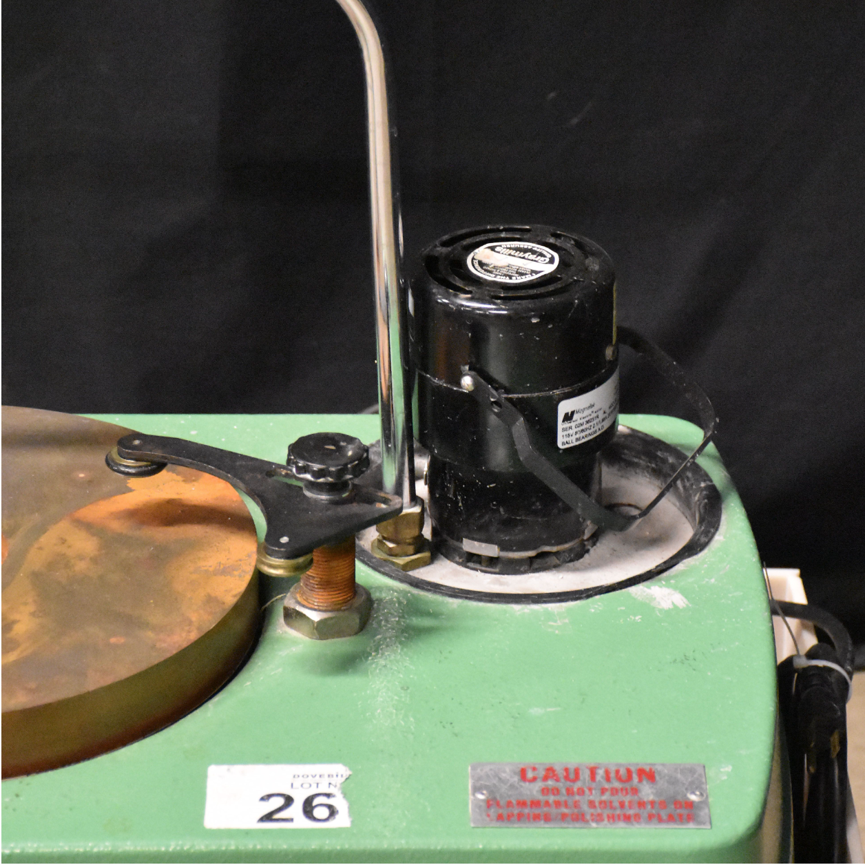 LAPMASTER 12 BENCH TOP OPEN FACE LAPPING POLISHING MACHINE WATCH VIDEO FREE SHIP