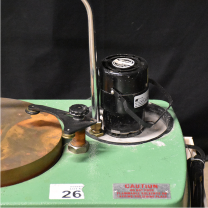 LAPMASTER 12 BENCH TOP OPEN FACE LAPPING POLISHING MACHINE WATCH VIDEO FREE SHIP