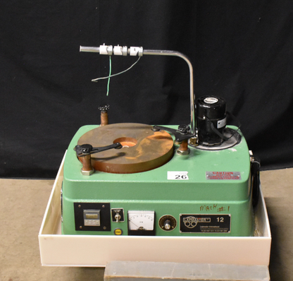 LAPMASTER 12 BENCH TOP OPEN FACE LAPPING POLISHING MACHINE WATCH VIDEO FREE SHIP