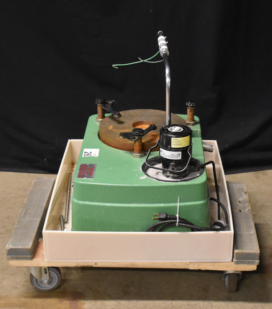 LAPMASTER 12 BENCH TOP OPEN FACE LAPPING POLISHING MACHINE WATCH VIDEO FREE SHIP