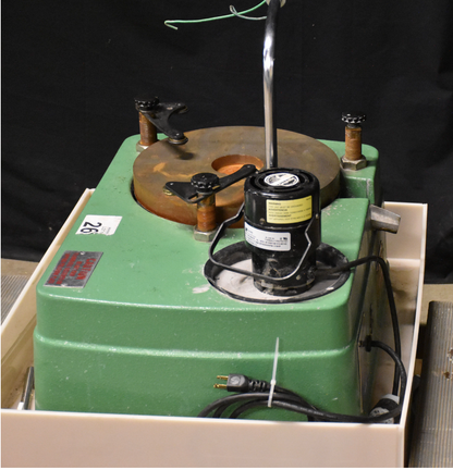 LAPMASTER 12 BENCH TOP OPEN FACE LAPPING POLISHING MACHINE WATCH VIDEO FREE SHIP